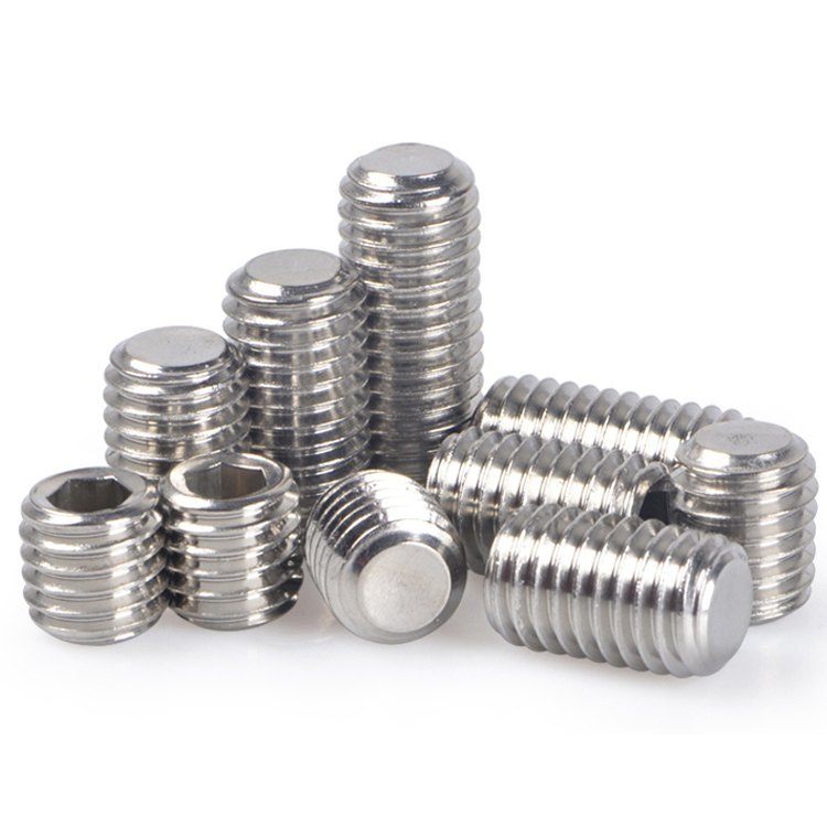 SS Grub M3 x 8mm, Dia 3mm, Stainless Steel (SS202) Socket Set/Grub Screw